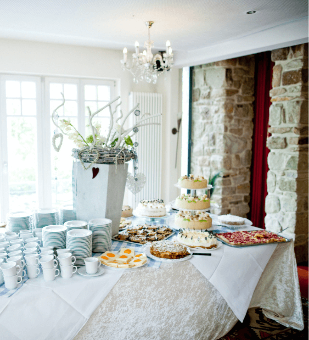 Hochzeitstorte in der stilvollen Feierlocation Ricordo in Lüdinghausen